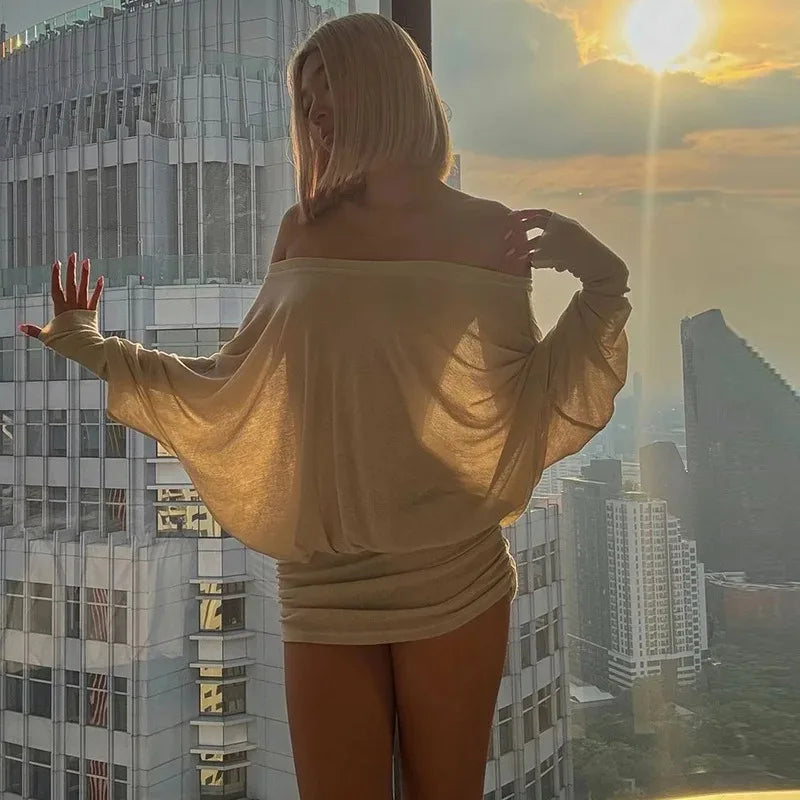 Effortless Elegance Off-Shoulder Dress™